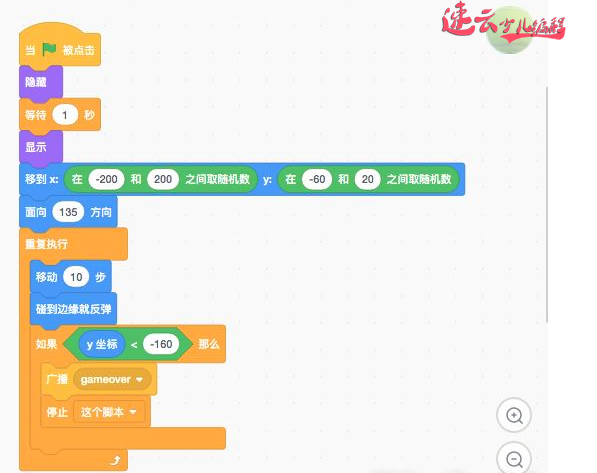 济南机器人编程：Scratch编程让孩子制作弹网球游戏！~山东机器人编程~机器人编程(图4)